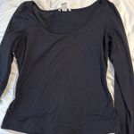 H&M Black Long Sleeve Top Photo 2