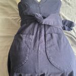 Anthropologie - Chino Blue Navy Jumpsuit, Size 0 Photo 6