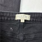 Harper Heritage Francesca’s  Black High Rise Straight Raw Hem Jeans Photo 2