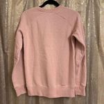 The North Face Women's Pink Heritage Patch Fleece Crewneck Sweatshirt Small Photo 6
