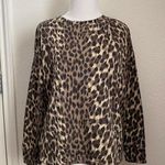 Banana Republic  Animal Print Terry Pullover Photo 0