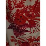 Mario Serrani Women's Sheath Dress Red Floral Print Sleeveless Size 12 Photo 2