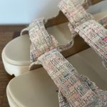 Vionic  Sandals 9 Marselle Adjustable Lug Comfort Multicolor Tweed Platform Photo 4