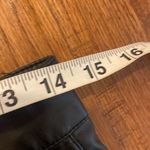 Bershka Berksha black faux leather straight leg pants size 30 Photo 5