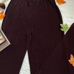 Chico's Vtg acetate deep burgundy trousers Photo 2