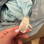 Honey Punch Blue romper with overlying skirt Photo 5