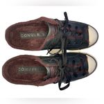 Converse Faux leather faux fur lined slide on sneaker CTAS dainty mule black currant Photo 4