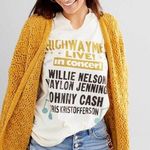 Daytrip  mustard pointelle chenille cardigan xs Photo 0