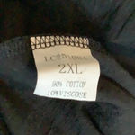 Sweet Wanderer  Black Button Short Sleeve. Maternity size 2X Top New Photo 4