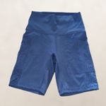 Aerie  Blue Biker Shorts Photo 0