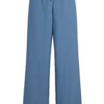 SKIMS Cotton Poplin Straight Leg Pant in Harbor, Size Medium Photo 4