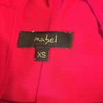 Mabel  XS burgundy short sleeved dress/tunic Photo 1