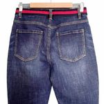 CAbi  Jeans Simone Highrise Skinny Button Fly Red Stripe Waistband Women’s Size 4 Photo 7