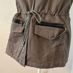 Double Zero Women's utility vest with faux fur collar Photo 2