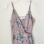 ASTR  Floral Wrap Midi Dress Photo 3