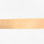 Coach Sig C Pierced Belt 90110 Navy Gold Square Buckle Leather Size Medium Photo 3