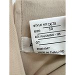 Alfred Sung  Bridesmaid Dress D678 Champagne Palomino Formal Wedding Black Tie 10 Photo 4