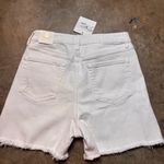 Just Black NWT JBD Non Stretch distressed  White Denim Shorts Size Large Photo 5