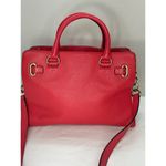 Michael Kors  Hamilton Medium East‎ West Leather Tote Bag Watermelon RET: $328 Photo 3