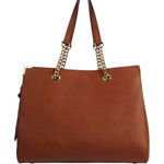 wilson's leather  Kate Large Satchel Shoulder Saffiano Bag‎ Chain Strap Tote Photo 0