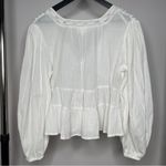Love Riche Women’s Long Sleeve Babydoll Blouse Size Medium Photo 2