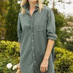 Frank & Eileen NWT  Mary Classic Shirt Dress Light Green Women’s Size XS Photo 1