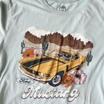 Ford Mustang Desert Graphic Tee Blue Size M Photo 1