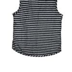 Mud Pie  Women's Top Striped Zip Front Vest Closure Pockets Sleeveless‎ Small Photo 9