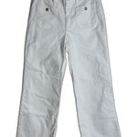 J.Crew  Jeans Womens 30 White Full Length Slim Wide-Leg Premium Edition Denim Photo 0