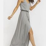 Show Me Your Mumu Kendall Sz Large Steel Blue SL24 Bridesmaid Lined Maxi Dress Photo 1