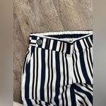 Carolina belle  navy Striped Wide-Leg Pants size small Photo 7