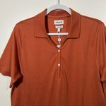 Ashworth  Women’s Golf Polo Shirt in Burnt Orange Size Large Photo 8