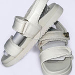 A New Day  White Braided Sporty Platform Sandals - NWT Photo 0
