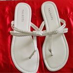 Talbots White Braided Sandals Photo 0