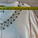 RUDY Rd. Sweater Knit
Grommet Embellished Trim Women’s Sweater size M White Size M Photo 9