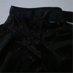 Vintage Women's Black Long Sleeve Button Blouse Size 18 Formal Photo 6