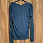 Free People  teal Fresh and Clean long sleeve shirt, M, NWT Photo 2