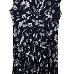 Ralph Lauren LAUREN Tropical Floral V-Neck Dress Photo 0