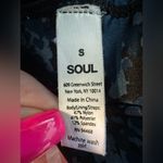 SoulCycle  Blue Patterned Women's Sports Bra Photo 4