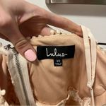 Lulus Lulu’s Beauty and Lace Pale Blush Crochet Lace Mini Dress Photo 6