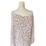 Barefoot Dreams - NWT CozyChic Ultra Lite Ocean Breeze Rose Animal Poncho Sz OSP Photo 4