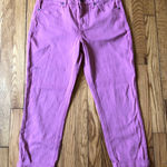 Cosmic Blue Love NWT Flamingo Pink Cropped Jeans Size 29P Photo 0