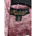 Absolutely Famous New Cardigan Sweater Womens Plus 1X Burgundy Waterfall Knit Photo 4