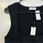 Babaton NWT  Aritzia Black Mendieta Sculpt Knit Bodycon Mini Dress Size Large Photo 3