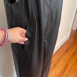 Anthropologie Faux Leather Jumpsuit Photo 4