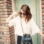 ZARA ✨HP✨ - CROPPED EMBROIDERED LASER-CUT TOP✨ Photo 2