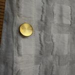 Chico's Travelers Collection White Textured Button Up Shirt Women's Size 2 EUC Photo 4