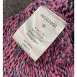 One Grey Day Pink Navy Chunky Marled Knit Wool Blend Cropped Sweater Size M Size M Photo 4