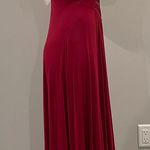 BCBGMAXAZRIA Red Beaded Gown Photo 2
