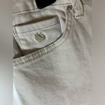 Gloria Vanderbilt Cotton Spandex Amanda Khaki Light Tan Logo Pockets Pants Sz 10 Photo 8